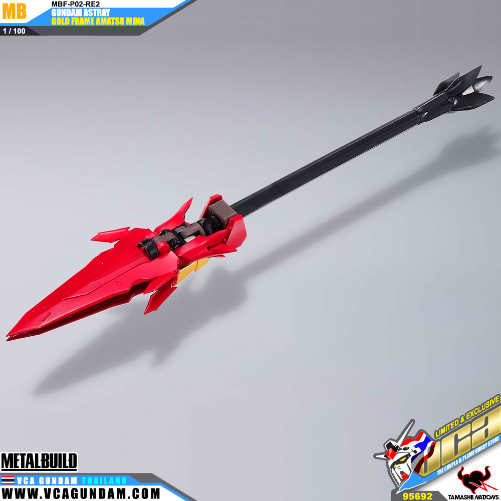 Metal Build MPF-P02-RE2 GUNDAM ASTRAY GOLD FRAME AMATSU MINA กันดั้ม สเทรย์ โกลด์ เฟรม อามัตสึ
