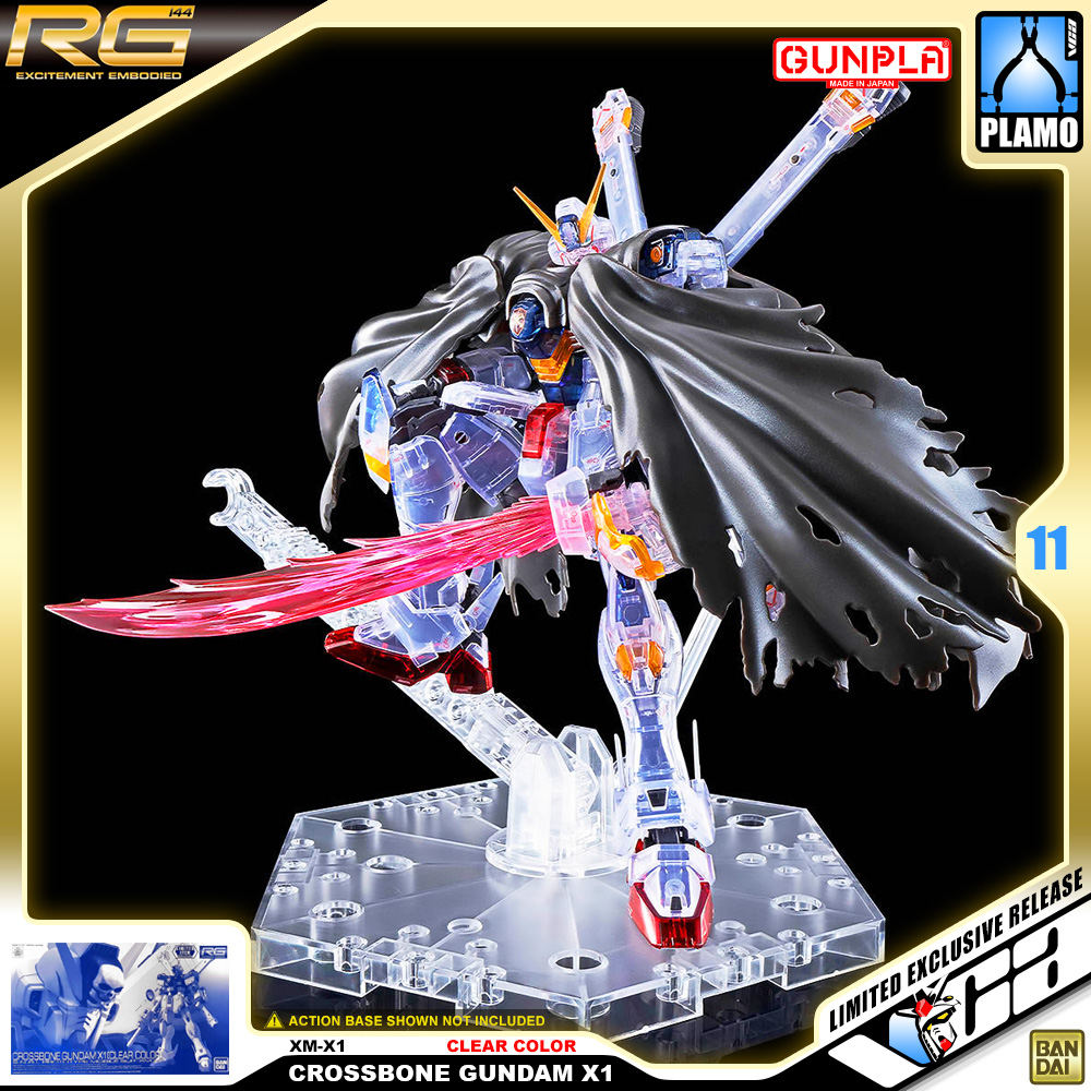Bandai Real Grade RG CROSBONE GUNDAM X1 CLEAR COLOR