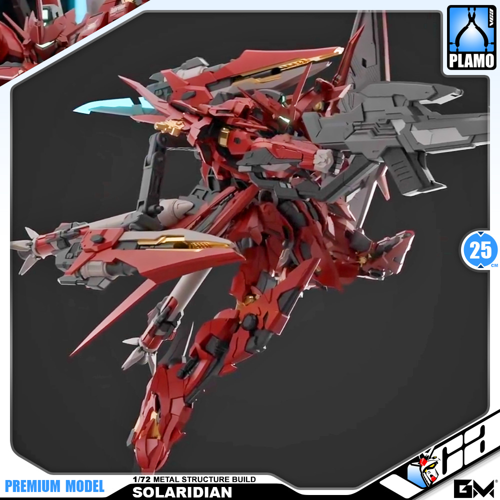 GM-GODOMO 1/72 Solaridian Metal Build Structure Action Figure Model Toy Master Grade MG Kit VCA Gundam Mecha Thailand