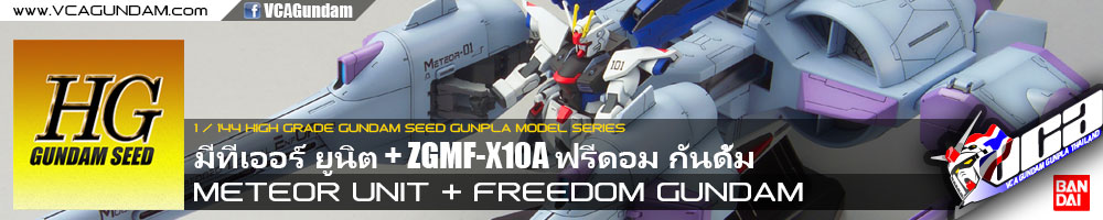 HG METEOR UNIT + FREEDOM GUNDAM มีทีเออร์ ยูนิต + ฟรีดอม กันดั้ม