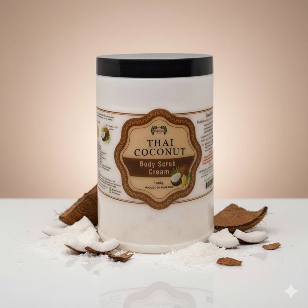 THAI COCONUT BODY SCRUB CREAM