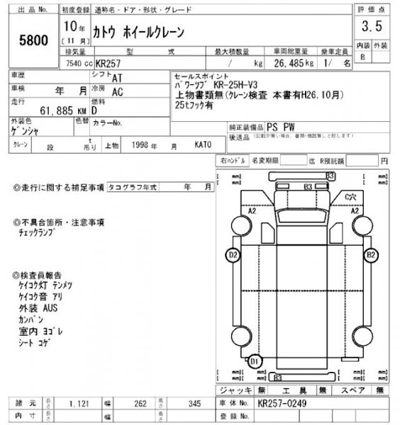 Crane Kato KR-25H-V3
