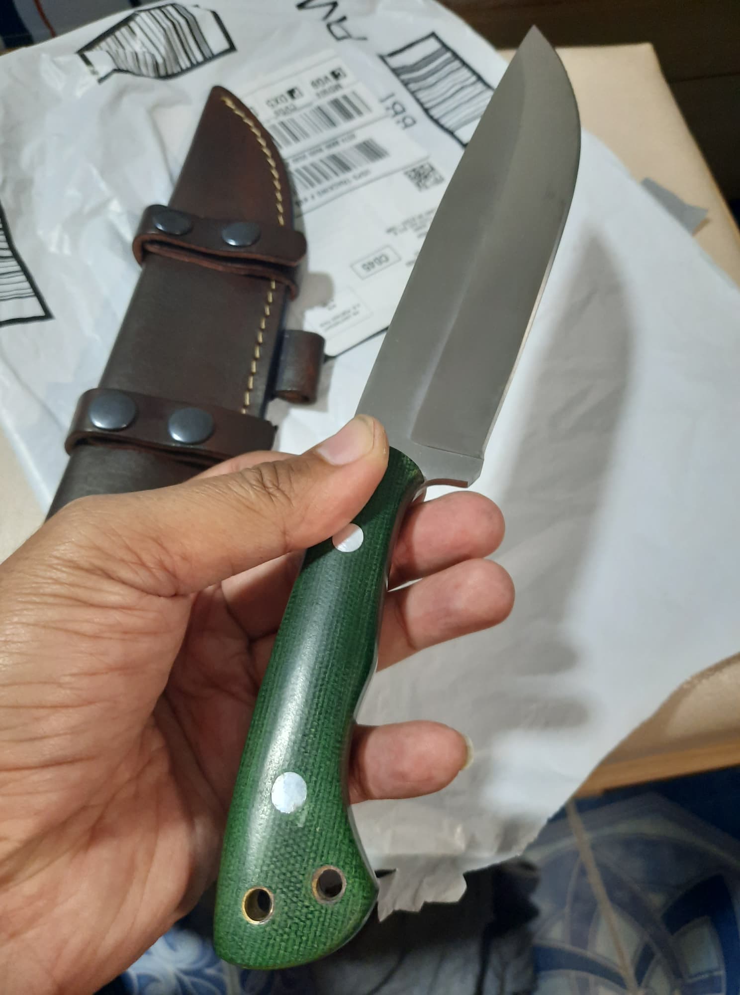 มีดเหล็ก D2 USA