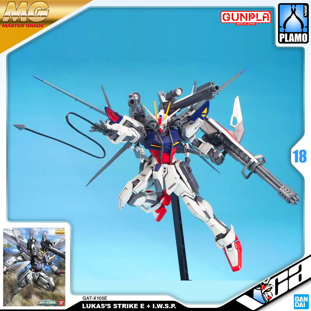 Master Grade Plastic Model Kits Series MG GAT-X105E+AQM/E-M1 Strike E + I.W.S.P.