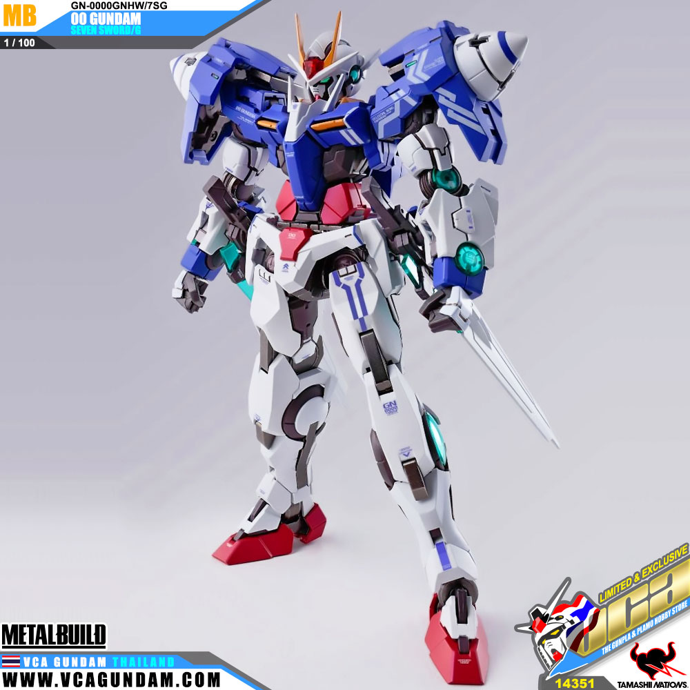 Metal Build GN-0000GNHW/7SG 00 GUNDAM SEVEN SWORD/G ดับเบิ้ลโอ กันดั้ม เซเว่น สว๊อด