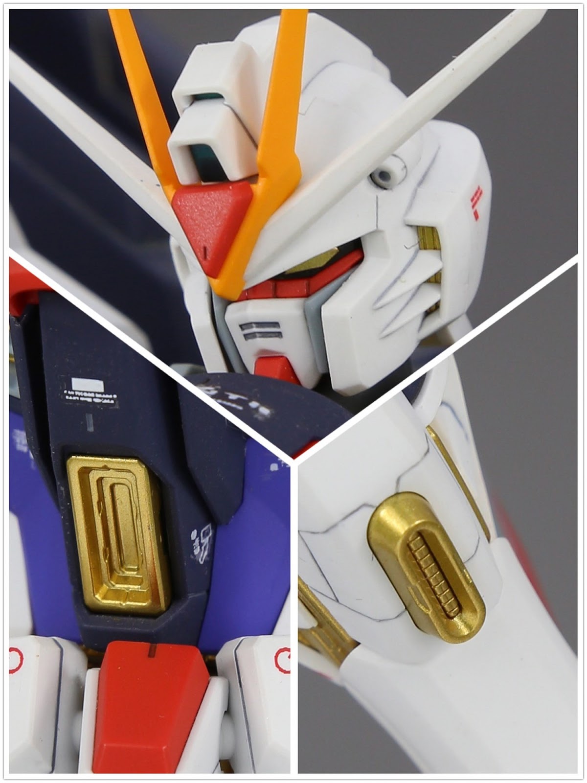Painted Build : MG STRIKE FREEDOM GUNDAM by 高达传教士