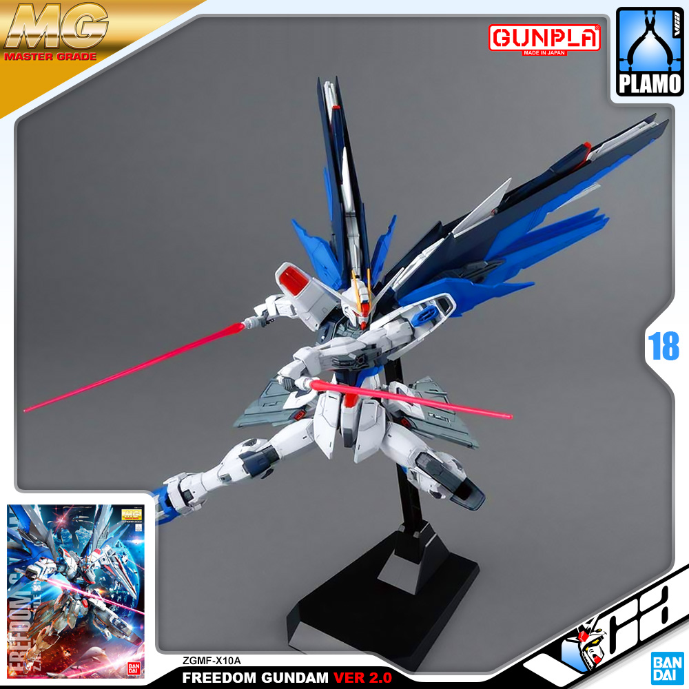 Bandai Gunpla Master Grade MG ZGMF-X10A FREEDOM GUNDAM VERSION 2.0