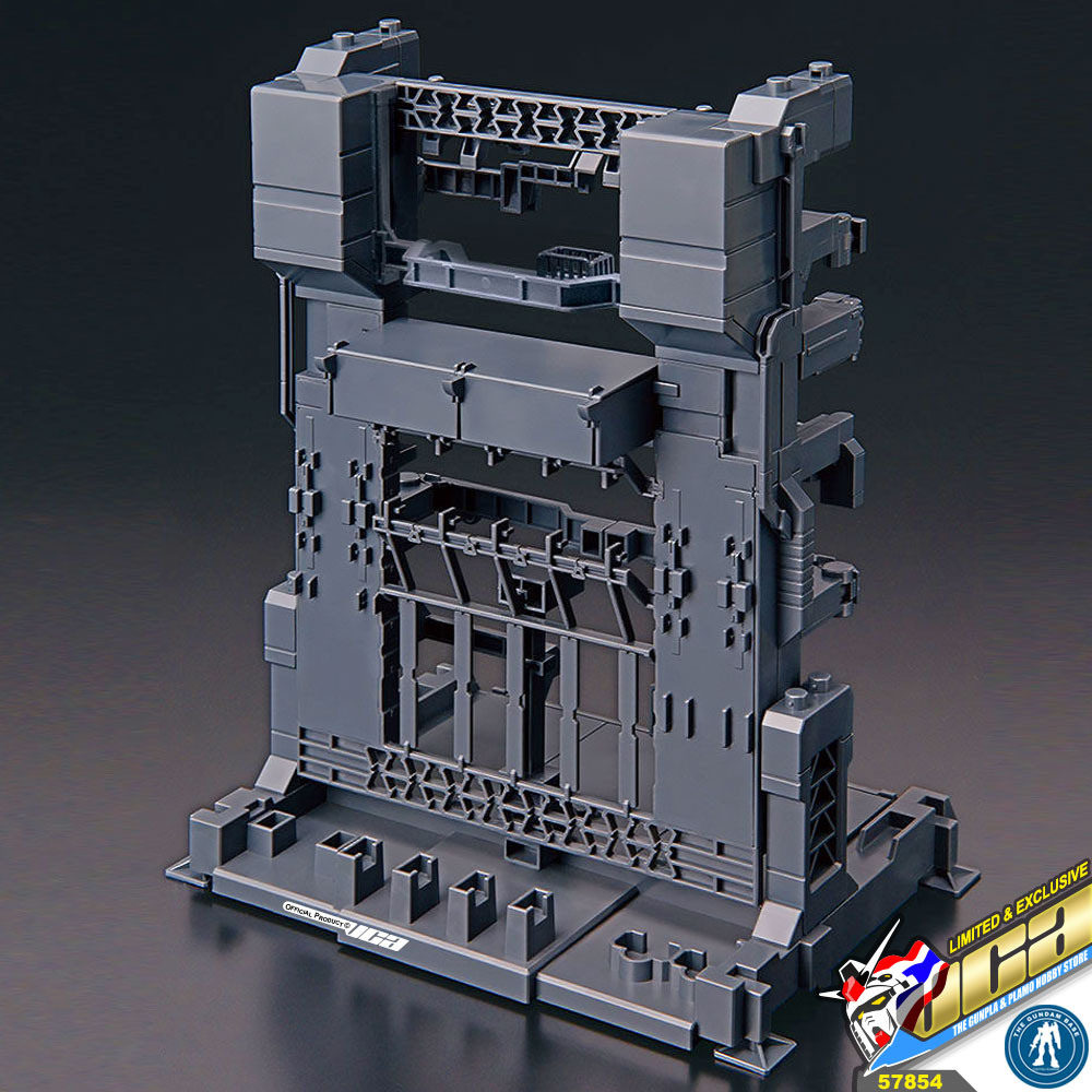 BANDAI GUNPLA THE GUNDAM BASE LIMITED MASTER GRADE MG 1/100 MS CAGE SYSTEM โมเดล กันดั้ม กันพลา VCA GUNDAM