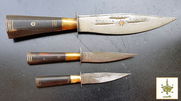 มีดตอกลาย ด้ามเขาควาย