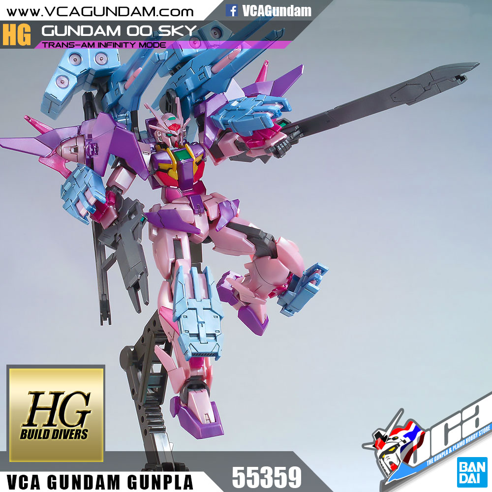 HG GUNDAM 00 SKY (TRANS-AM INFINITY MODE) กันดั้ม ดับเบิ้ลโอ สกาย ทรานส์ เอ็ม อินฟินิตี้