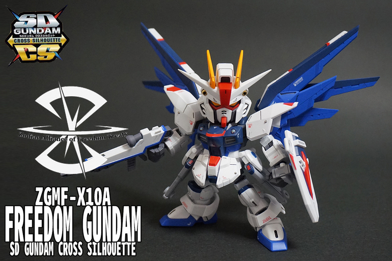 Painted Build : SDCS FREEDOM GUNDAM + CS FRAME by yoh0919