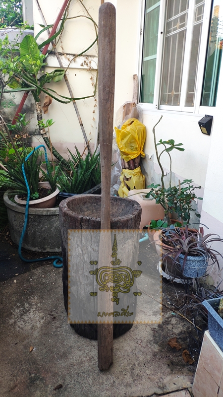 ครก+สาก ตำข้าว (รับเองเท่านั้น)