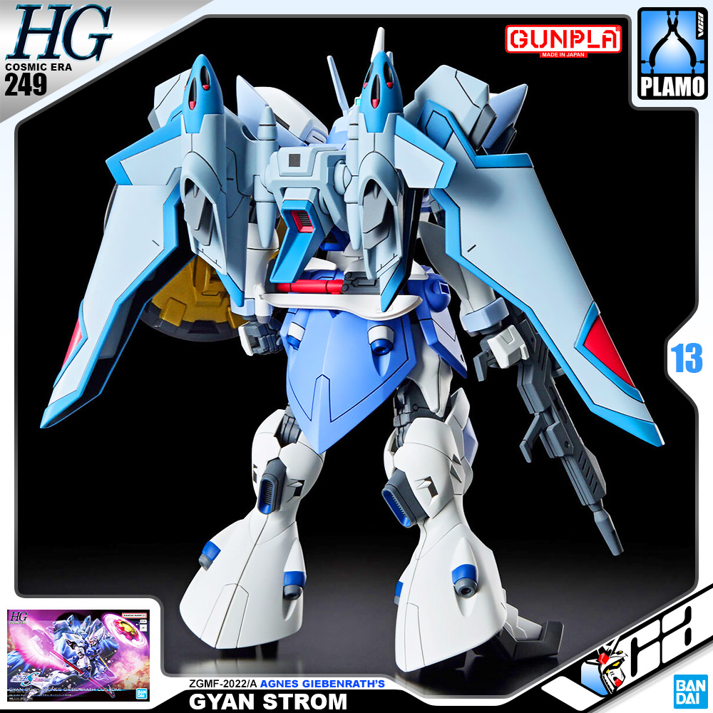 Bandai Gunpla High Grade HG Gyan Strom Agnes Giebenrath Custom Plastic Model Action Figure Toy VCA Gundam