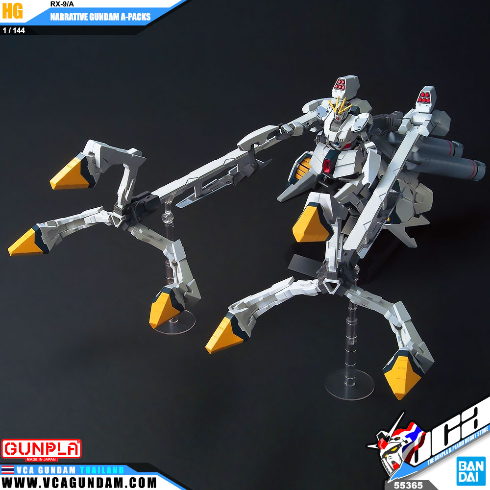 HG NARRATIVE GUNDAM A PACKS แนร์ราทีฟ กันดั้ม A อิควิปเม้นท์