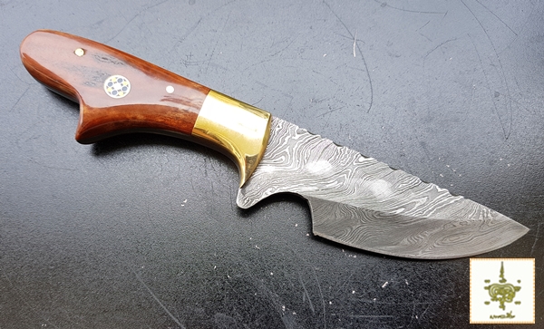 มีด ดามัสกัส ด้ามกระดูกอูฐ