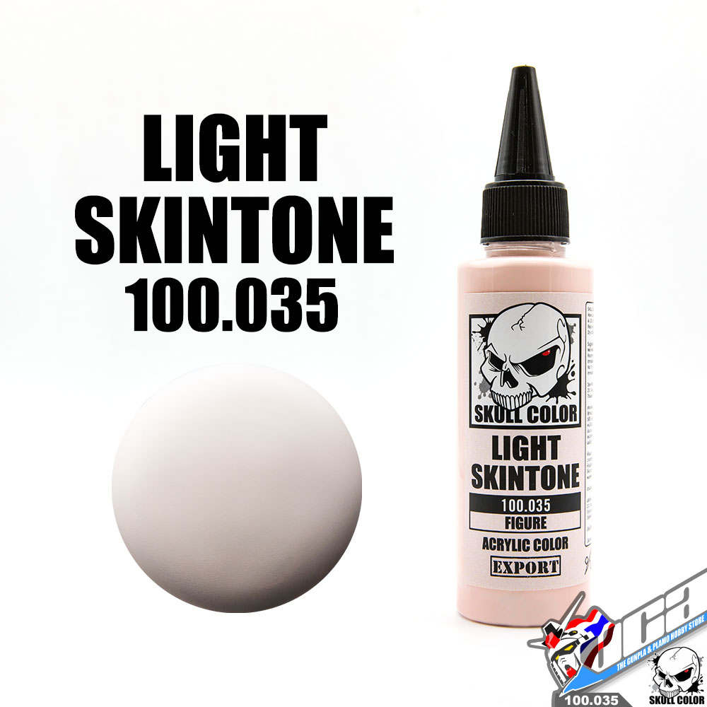 SKULL COLOR 100.035 LIGHT SKINTONE ACRYLIC COLOR 60ML (FIGURE) สีอะครีลิกสำหรับพลาสติก โมเดล