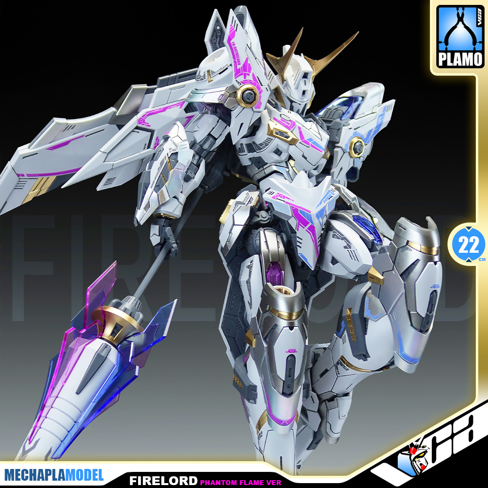 SNAA YR-04 Firelord Ver. Phantom Flame 焱皇 Ver.幻炎之魂 Master Grade MG 1/100 Plastic Model Action Figure Toy Master Grade MG Kit VCA Gundam Mecha Thailand