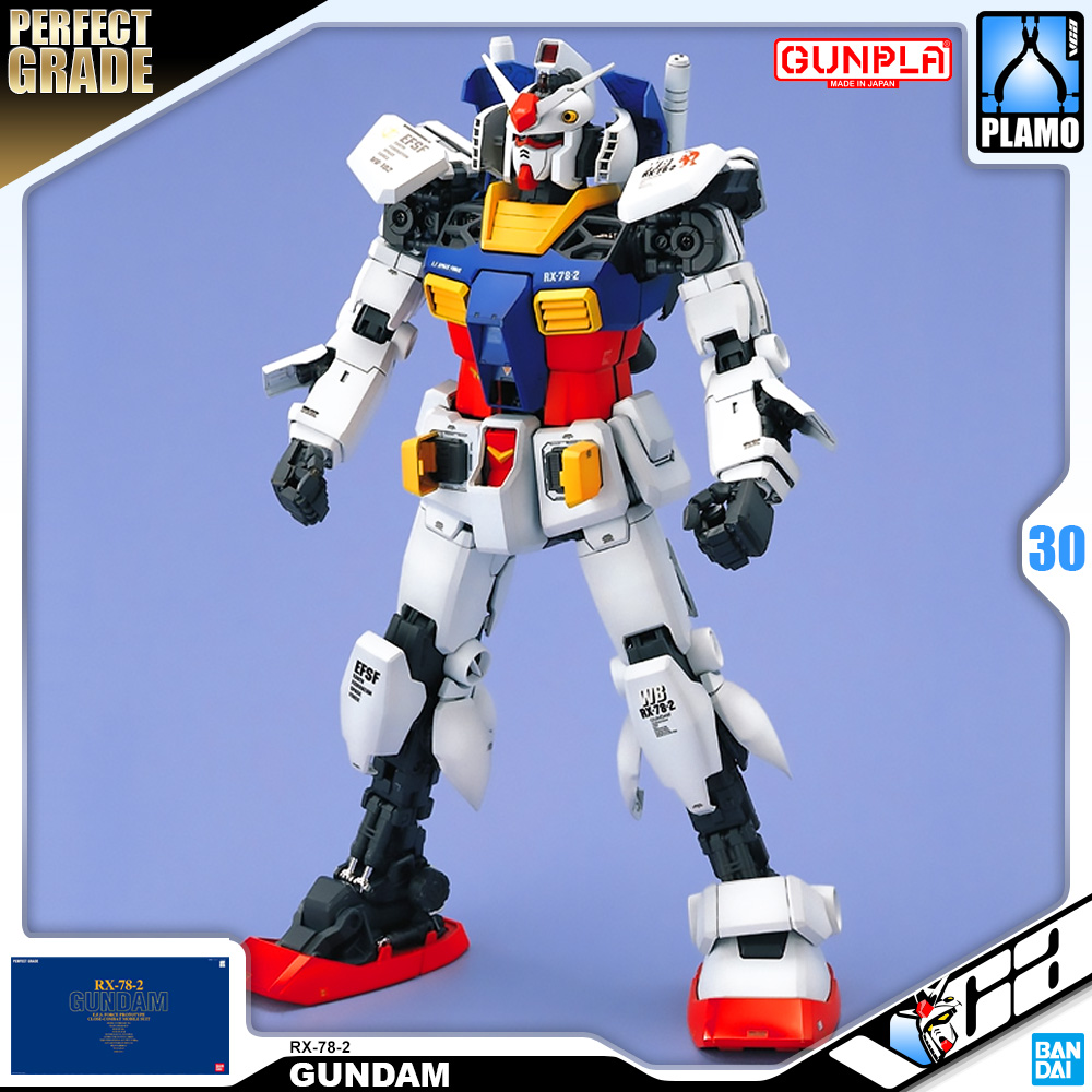 ⭐️ BANDAI GUNPLA PERFECT GRADE PG 1/60 RX-78-2 GUNDAM ประกอบ หุ่นยนต์ โมเดล กันดั้ม กันพลา ของเล่น VCA GUNDAM