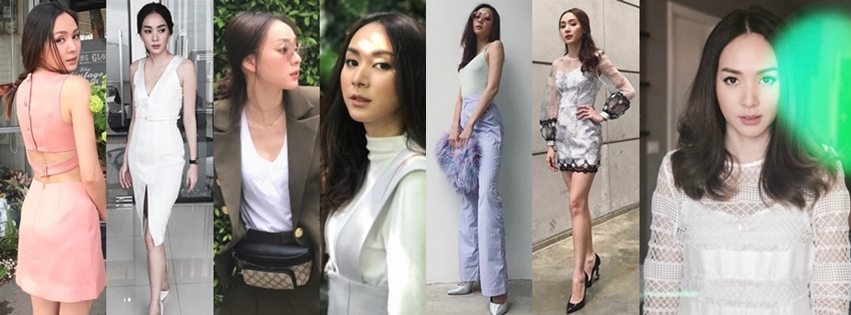 แฟชั่นสวยเก๋ในแบบสไตล์สาว “โฟร์ ศกลรัตน์”