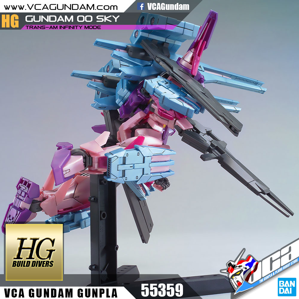 HG GUNDAM 00 SKY (TRANS-AM INFINITY MODE) กันดั้ม ดับเบิ้ลโอ สกาย ทรานส์ เอ็ม อินฟินิตี้