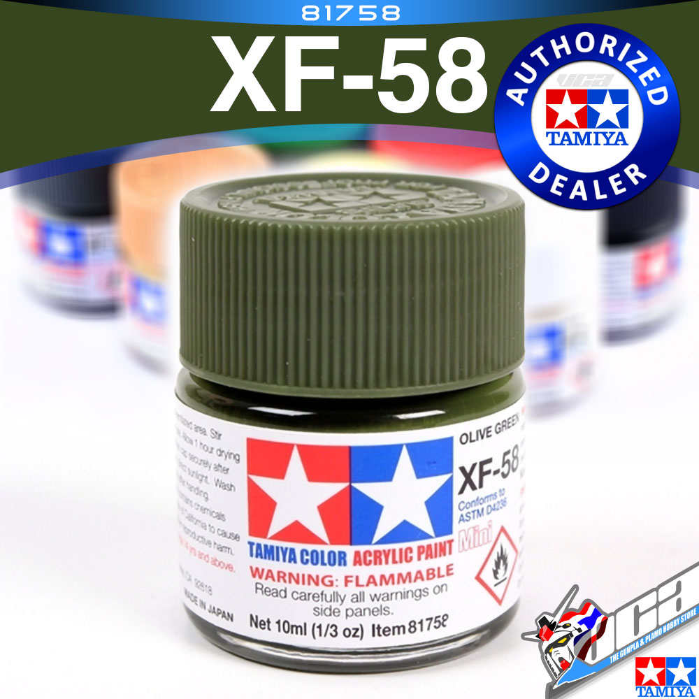 ACRYLIC XF-58 OLIVE GREEN