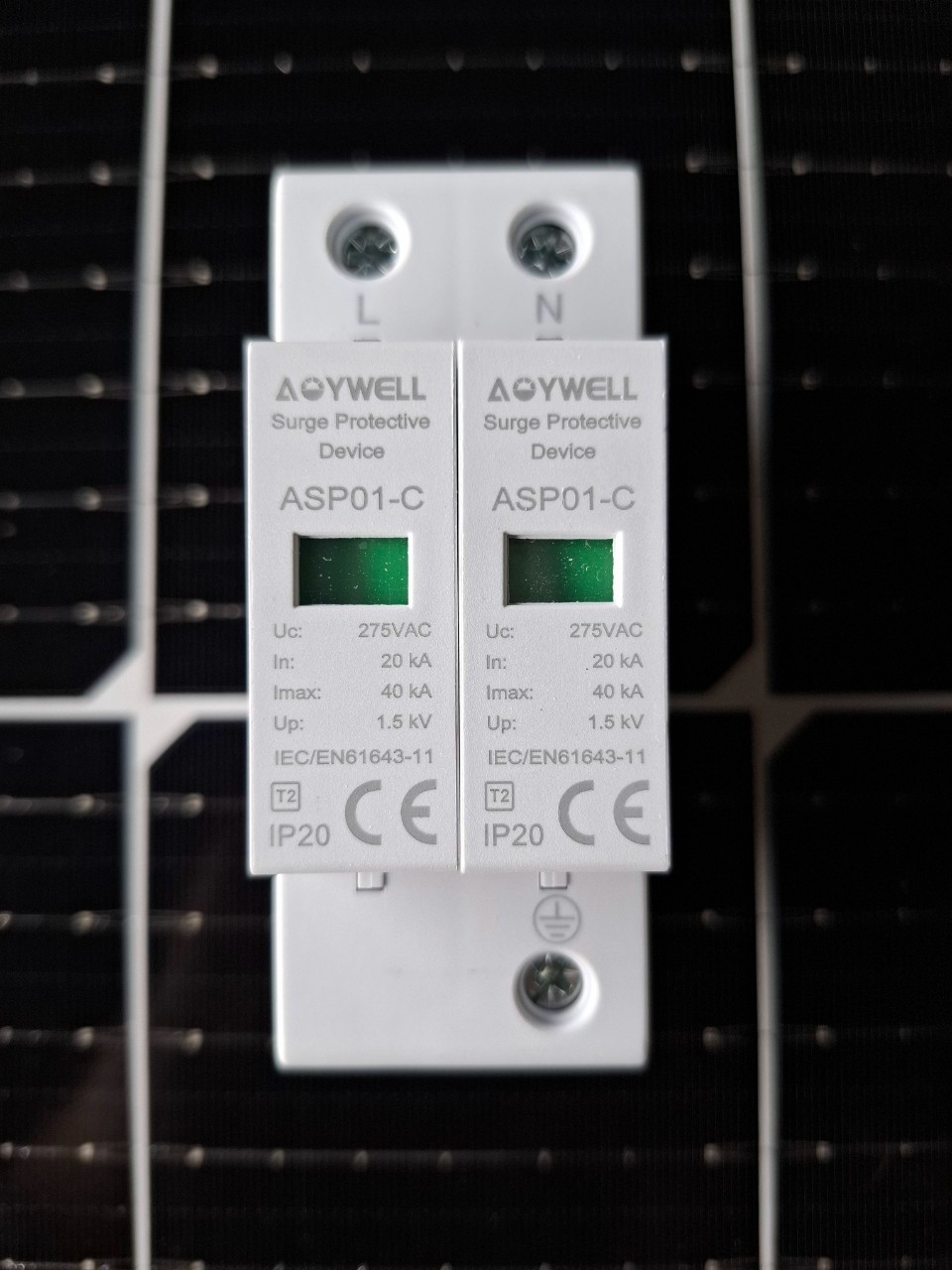 AOYWELL กันฟ้าผ่า เอซี 1 เฟส / Surge protection AC1P