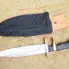 มีดใบตายASH CUSTOM HANDMADE HUNTING BOWIE KNIFE 440C STEEL 12" (B94)