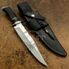 IMPACT CUTLERY RARE CUSTOM D2 BOWIE KNIFE BULL HORN HANDLE