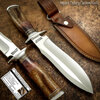 IMPACT CUTLERY RARE CUSTOM D2 BOWIE KNIFE CAMEL BONE HANDLE มีดจาก UK พร้อมใบรับรอง