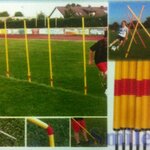 เสาฝึกซ้อมวิ่งซิกแซก (เสาสลาลม) แบบมีสปริง ชุดมี 10 อัน