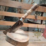 ปังตอเก่า ด้ามพันหนัง