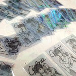 พิมพ์การ์ดใส 4.5x7.5 cm บัตรไซส์พิเศษ ทำบัตรสมาชิกใสโปร่งแสง