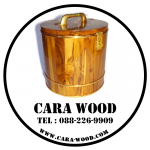 ถังกระปปุกออมสินไม้สักทอง CARA WOOD