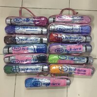 ร่มพับ3ตอนซองกระเป๋า-โลโก้ธนาค้าร่มรวย