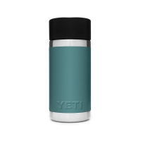 YETI Rambler 12 oz Stainless Steel Vacuum Insulated Bottle with Hot Shot Cap by YETI Color: River Green