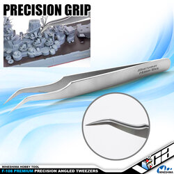 MINESHIMA F-108 PREMIUM PRECISION ANGLED TWEEZERS