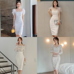 ชุดไปงานแต่งงานสีขาว งานเช้า งานกลางวัน