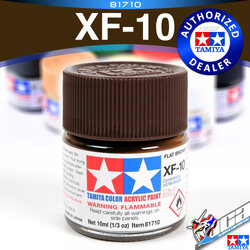 ACRYLIC XF-10 FLAT BROWN