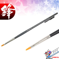 HOBBYCA HCC-102 HI FINISH MODELING BRUSH NO 0 SMALL FLAT