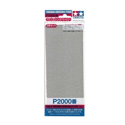 TAMIYA 87060 FINISHING ABRASIVES P2000 (3 PCS)