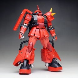 RG 1/144 MS-06R-2 ZAKU II (JOHNNY RIDDEN'S) | Painted Build by ZGMFXG (TAI'S FACTORY)