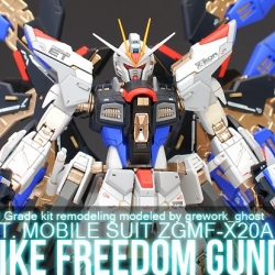 Painted Build : RG STRIKE FREEDOM GUNDAM by Ghost