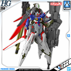 HG DESTINY GUNDAM SPEC II & ZEUS SILHOUETTE
