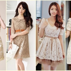 เทคนิคใส่ชุดลูกไม้ให้สวยง่ายๆ