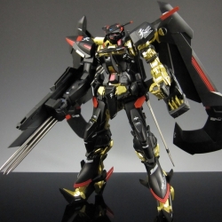 Painted Build : 1/100 GUNDAM ASTRAY GOLD FRAME AMATSU by Albertplan