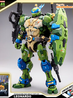 HEAT BOYS X SNAP DESIGN TMNT LEONARDO MECHA