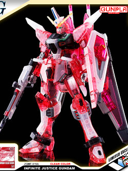 HG INFINITE JUSTICE GUNDAM (REVIVE) CLEAR COLOR