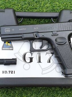 ปืนอัดแก๊ส Double Bell รุ่น 721 GLOCK 17 GEN 3 สีดำ (GAS System)