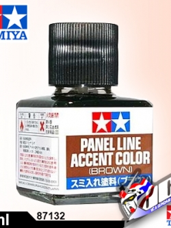 TAMIYA PANEL LINE ACCENT BROWN สีน้ำตาล