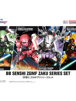 SD BB SENSHI ZGMF ZAKU SERIES SET